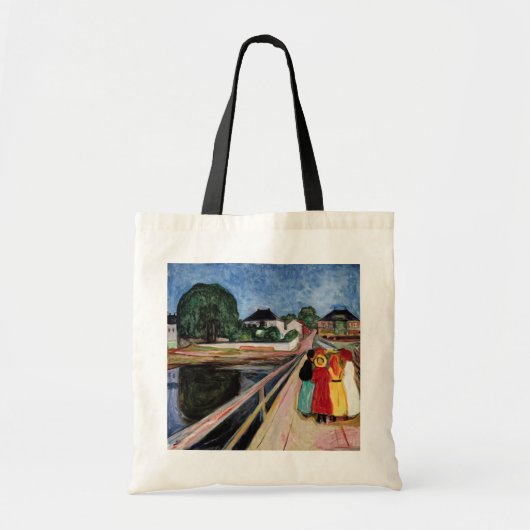 Edvard Munch - De meisjes op de brug 1902 Tote Bag (Voorkant)