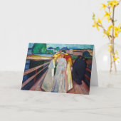 Edvard Munch - De meisjes op de brug 1903 Kaart (Gele Bloem)