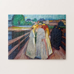 Edvard Munch - De meisjes op de brug 1903 Legpuzzel