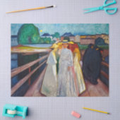 Edvard Munch - De meisjes op de brug 1903 Tissuepapier (Craft)