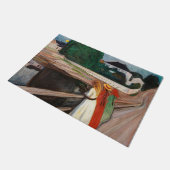 Edvard Munch - De meisjes op de brug Deurmat (Schuin)