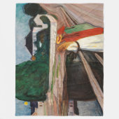Edvard Munch - De meisjes op de brug Fleece Deken (Voorkant)