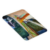 Edvard Munch - De meisjes op de brug in de witte n Magneet (Rechterzijde)