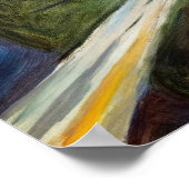 Edvard Munch - De meisjes op de brug in de witte n Poster (Hoek)