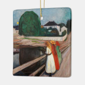 Edvard Munch - De meisjes op de brug Keramisch Ornament (Links)