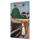 Edvard Munch - De meisjes op de brug Klembord (Links)