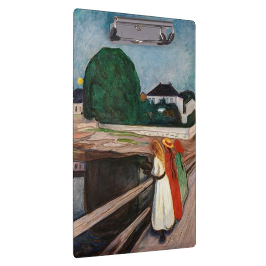 Edvard Munch - De meisjes op de brug Klembord (Rechts)