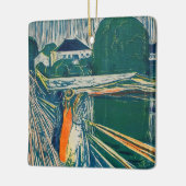 Edvard Munch - De meisjes op de brug, Lithograaf Keramisch Ornament (Links)