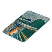 Edvard Munch - De meisjes op de brug, Lithograaf Magneet (Linkerzijde)