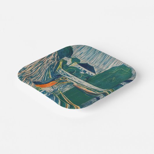 Edvard Munch - De meisjes op de brug, Lithograaf Papieren Bordje (Gebogen)