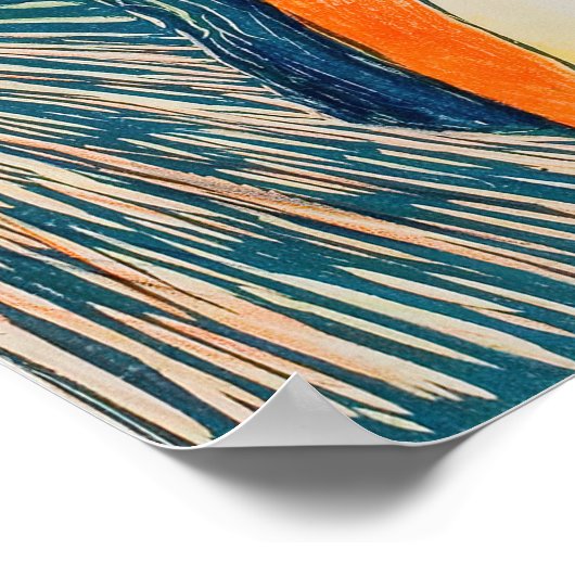 Edvard Munch - De meisjes op de brug, Lithograaf Poster (Hoek)