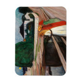 Edvard Munch - De meisjes op de brug Magneet (Verticaal)