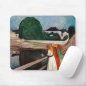 Edvard Munch - De meisjes op de brug Muismat (Met muis)