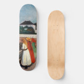 Edvard Munch - De meisjes op de brug Persoonlijk Skateboard (Voorkant)