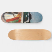 Edvard Munch - De meisjes op de brug Persoonlijk Skateboard (Horizontaal)