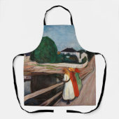 Edvard Munch - De meisjes op de brug Schort (Voorkant)