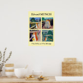 Edvard Munch - De Meisjes op de Brug Selectie Poster (Keuken)