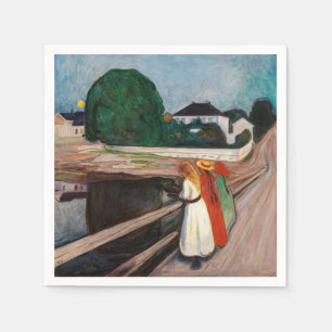 Edvard Munch - De meisjes op de brug Servet