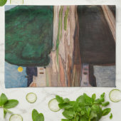 Edvard Munch - De meisjes op de brug Theedoek (Gevouwen)