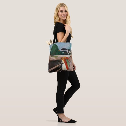 Edvard Munch - De meisjes op de brug Tote Bag (Op model)