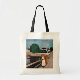 Edvard Munch - De meisjes op de brug Tote Bag