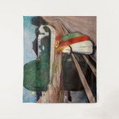 Edvard Munch - De meisjes op de brug Wandkleed (Voorkant)