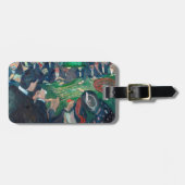 Edvard Munch - De Roulette-tabel in Monte Carlo Bagagelabel (Voorkant horizontaal)