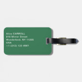 Edvard Munch - De Roulette-tabel in Monte Carlo Bagagelabel (Achterkant horizontaal)