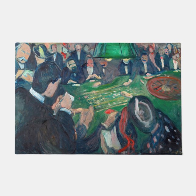 Edvard Munch - De Roulette-tabel in Monte Carlo Deurmat (Voorkant)