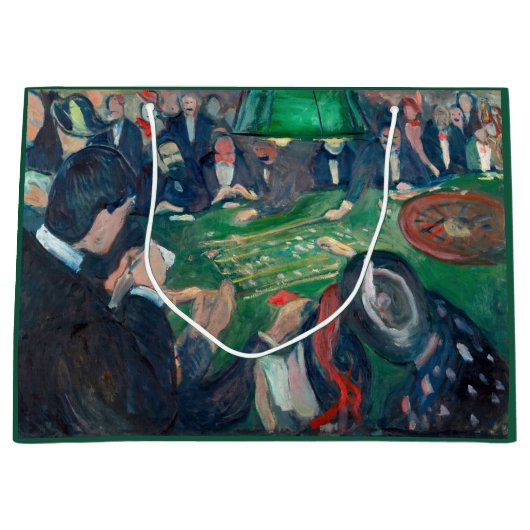 Edvard Munch - De Roulette-tabel in Monte Carlo Groot Cadeauzakje (Voorkant)