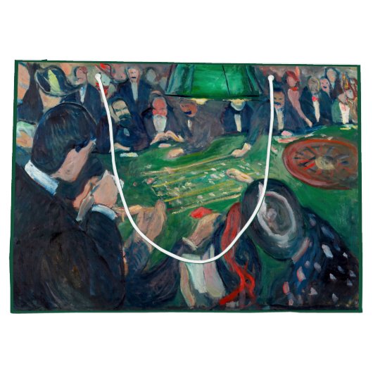 Edvard Munch - De Roulette-tabel in Monte Carlo Groot Cadeauzakje (Achterkant)