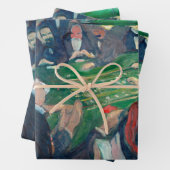 Edvard Munch - De Roulette-tabel in Monte Carlo Inpakpapier Vel (In situ)