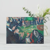 Edvard Munch - De Roulette-tabel in Monte Carlo Kaart (Staand voorkant)