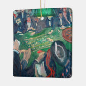 Edvard Munch - De Roulette-tabel in Monte Carlo Keramisch Ornament (Links)