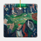 Edvard Munch - De Roulette-tabel in Monte Carlo Keramisch Ornament (Achterkant)