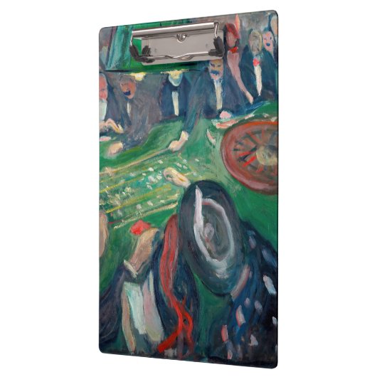 Edvard Munch - De Roulette-tabel in Monte Carlo Klembord (Links)