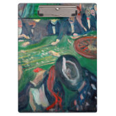 Edvard Munch - De Roulette-tabel in Monte Carlo Klembord (Voorkant)
