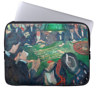 Edvard Munch - De Roulette-tabel in Monte Carlo Laptop Sleeve