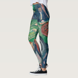 Edvard Munch - De Roulette-tabel in Monte Carlo Leggings
