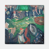 Edvard Munch - De Roulette-tabel in Monte Carlo Magneet (Voorkant)