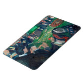 Edvard Munch - De Roulette-tabel in Monte Carlo Magneet (Linkerzijde)
