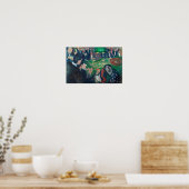 Edvard Munch - De roulettetafel in Monte Carlo Poster (Keuken)