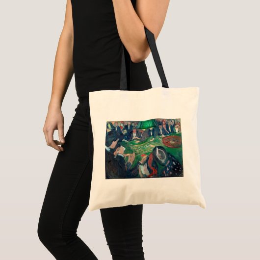 Edvard Munch - De roulettetafel in Monte Carlo Tote Bag (Voorkant (product))