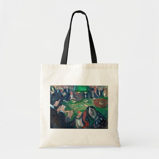 Edvard Munch - De roulettetafel in Monte Carlo Tote Bag (Voorkant)