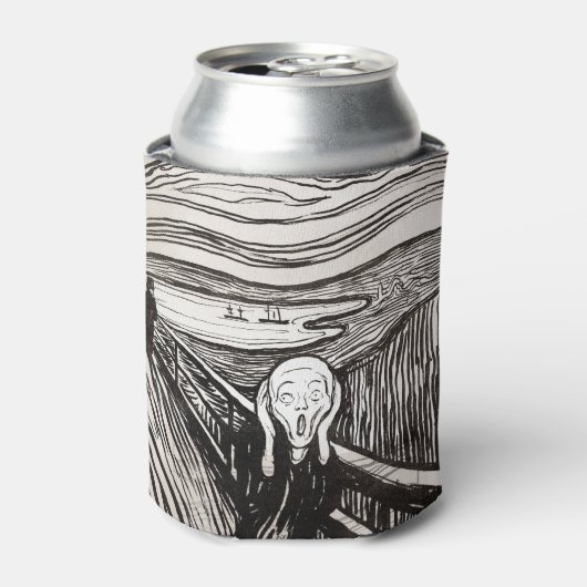 Edvard Munch de schermfoto die beroemd is Blikjeskoeler (Blikje Voorkant)