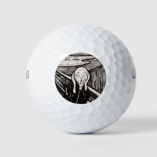Edvard Munch de schermfoto die beroemd is Golfballen (Voorkant)