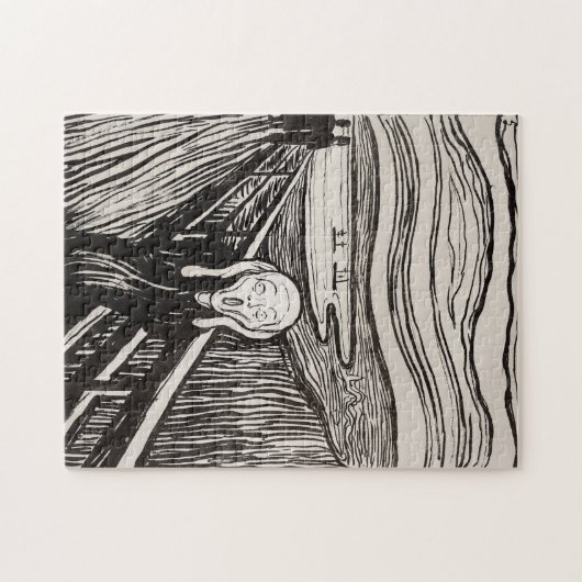 Edvard Munch de schermfoto die beroemd is Legpuzzel (Horizontaal)