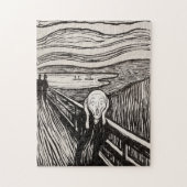 Edvard Munch de schermfoto die beroemd is Legpuzzel (Verticaal)