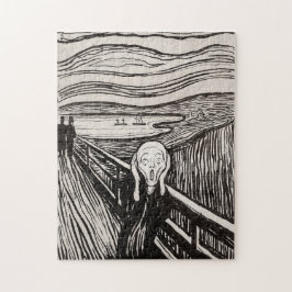 Edvard Munch de schermfoto die beroemd is Legpuzzel