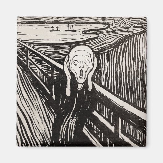 Edvard Munch de schermfoto die beroemd is Magneet (Voorkant)